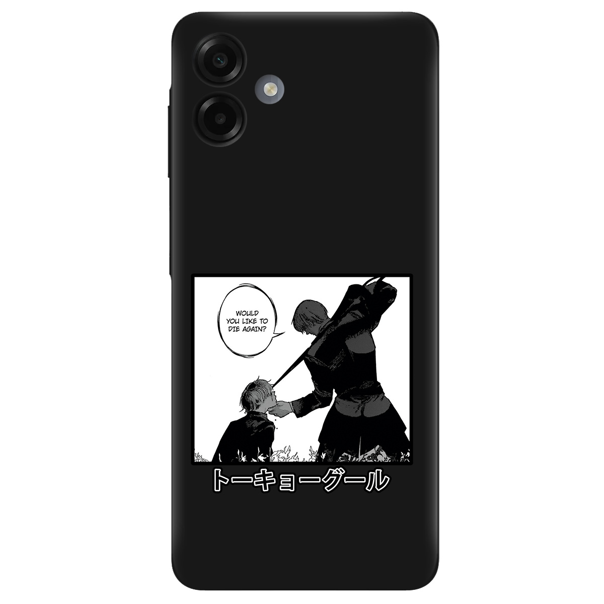 Чехол для Samsung Galaxy A07 черный матовый soft touch Гуль - фото 1 - Чехлы для телефонов