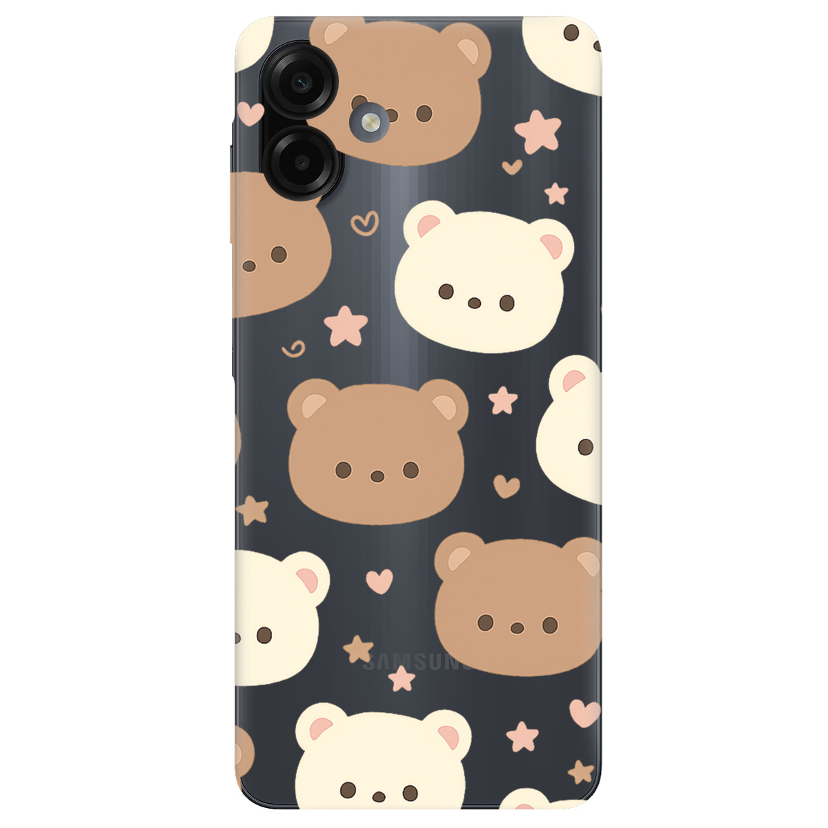 Чохол для Samsung Galaxy A07 прозорий Плюшеві ведмедики - фото 1 - Чохли для телефонів