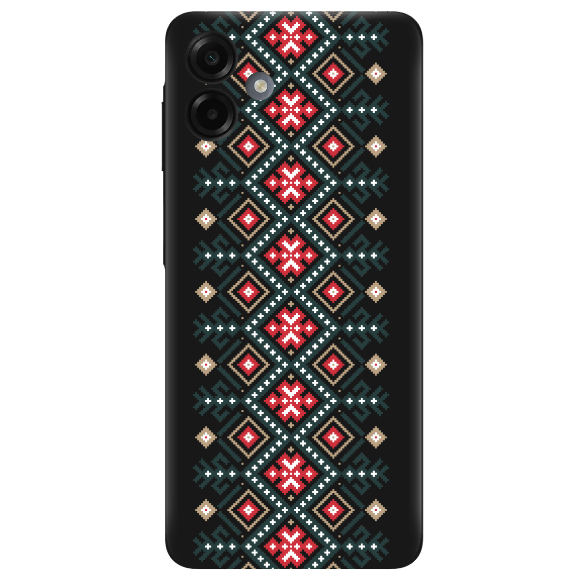 Чохол для Samsung Galaxy A07 чорний матовий soft touch Стежка предків - фото 1 - Чохли для телефонів