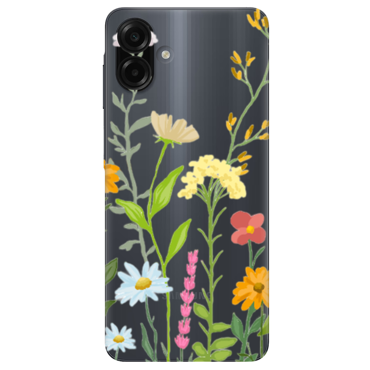 Чехол для Samsung Galaxy A07 прозрачный Покой поля - фото 1 - Чехлы для телефонов