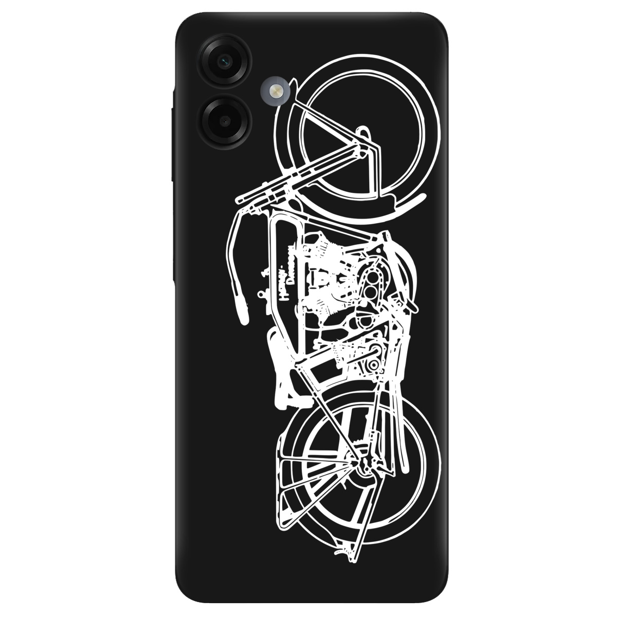 Чехол для Samsung Galaxy A07 черный матовый soft touch Железная воля - фото 1 - Чехлы для телефонов