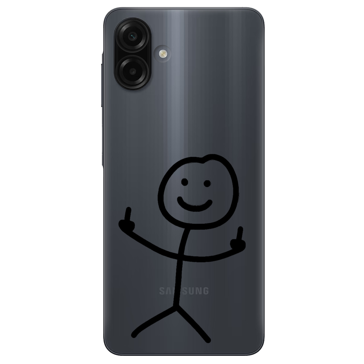 Чохол для Samsung Galaxy A07 прозорий Без слів - фото 1 - Чохли для телефонів