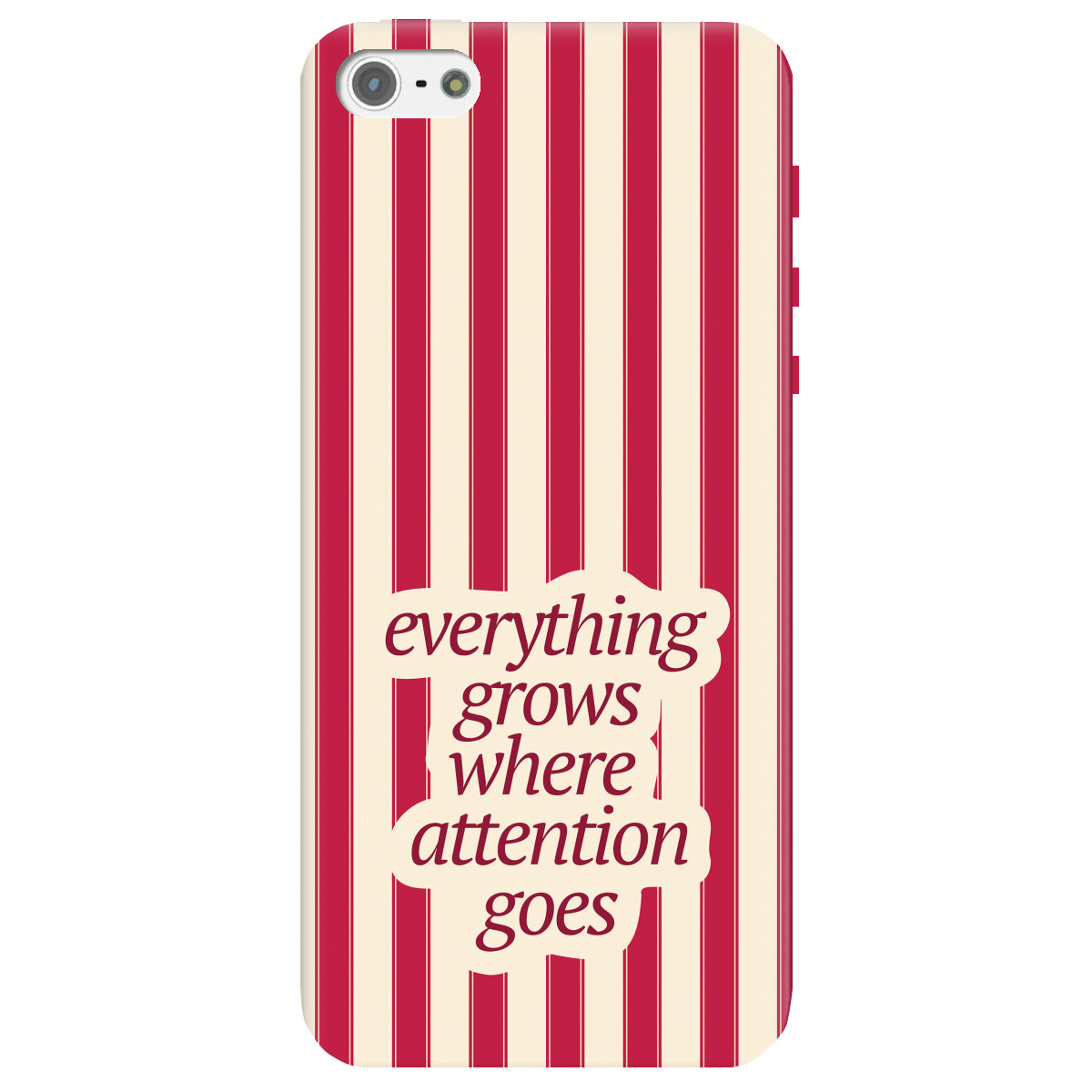 Чохол для Apple iPhone 5/5S прозорий Focus - Growth - фото 1 - Чохли для телефонів