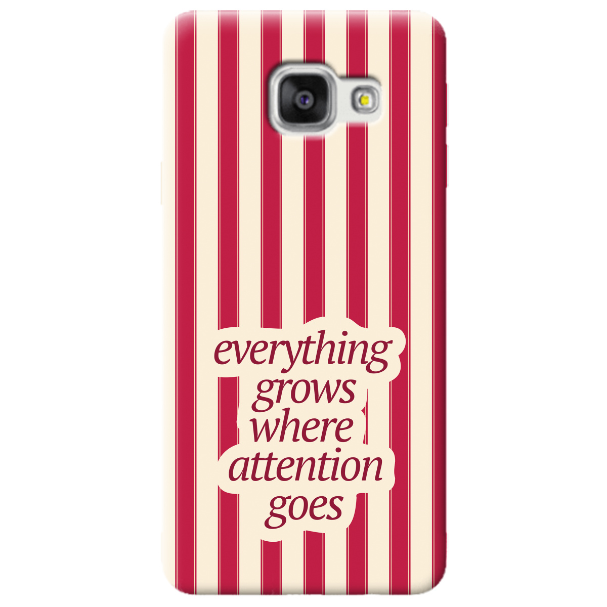 Чехол для Samsung Galaxy A3 2016 прозрачный Focus - Growth - фото 1 - Чехлы для телефонов