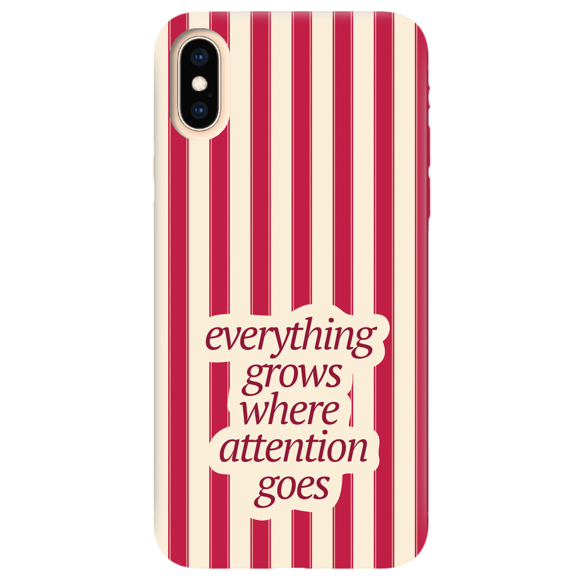 Чехол для Apple iPhone X прозрачный Focus - Growth - фото 1 - Чехлы для телефонов