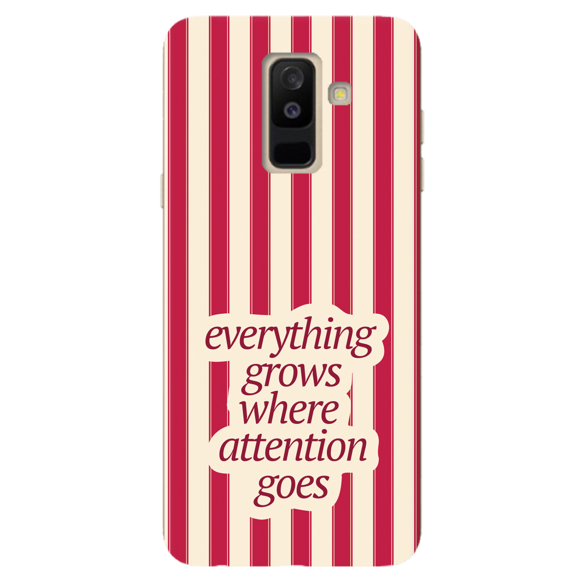 Чохол для Samsung Galaxy A6 Plus 2018 прозорий Focus - Growth - фото 1 - Чохли для телефонів