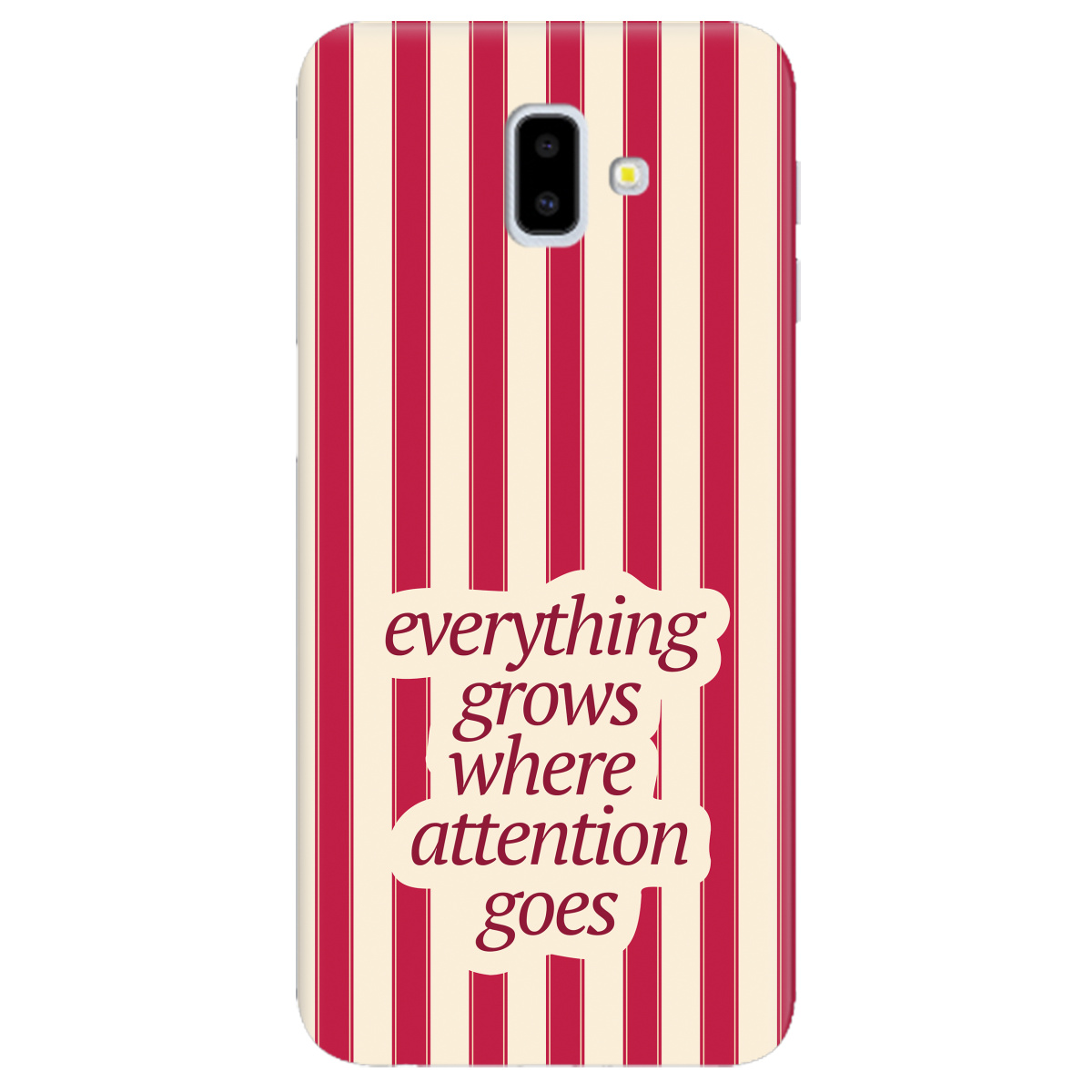 Чохол для Samsung Galaxy J6 Plus 2018 прозорий Focus - Growth - фото 1 - Чохли для телефонів