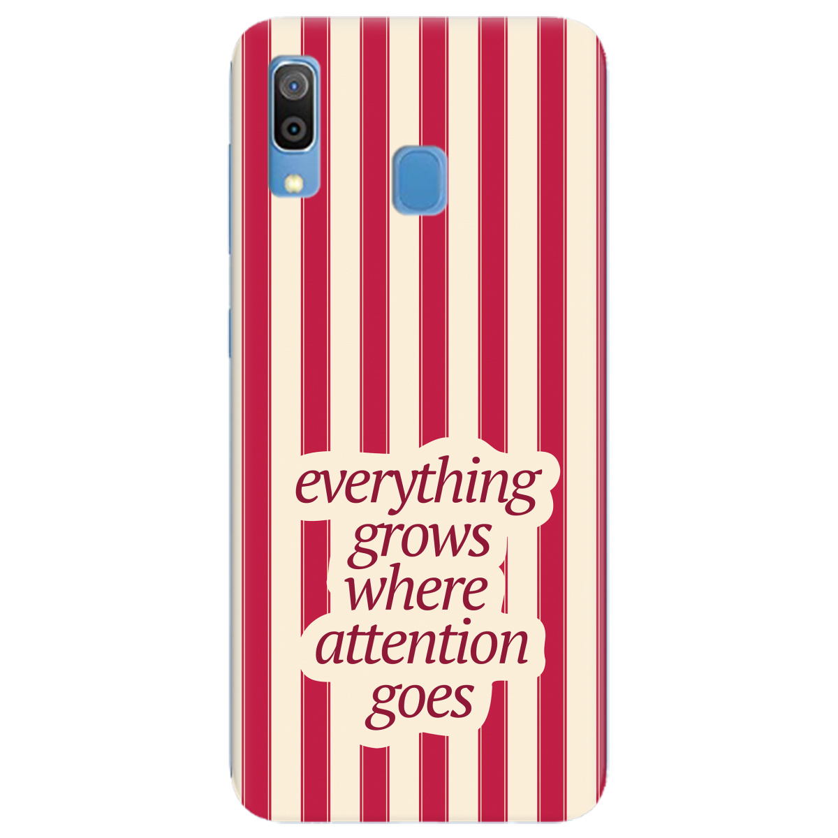 Чехол для Samsung Galaxy A30 прозрачный Focus - Growth - фото 1 - Чехлы для телефонов