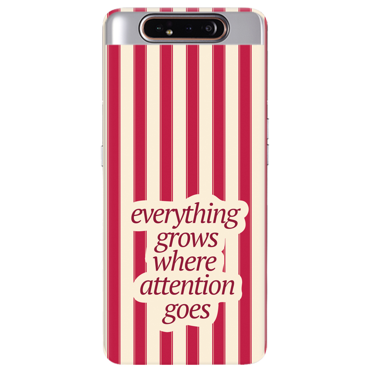 Чохол для Samsung Galaxy A80 прозорий Focus - Growth - фото 1 - Чохли для телефонів