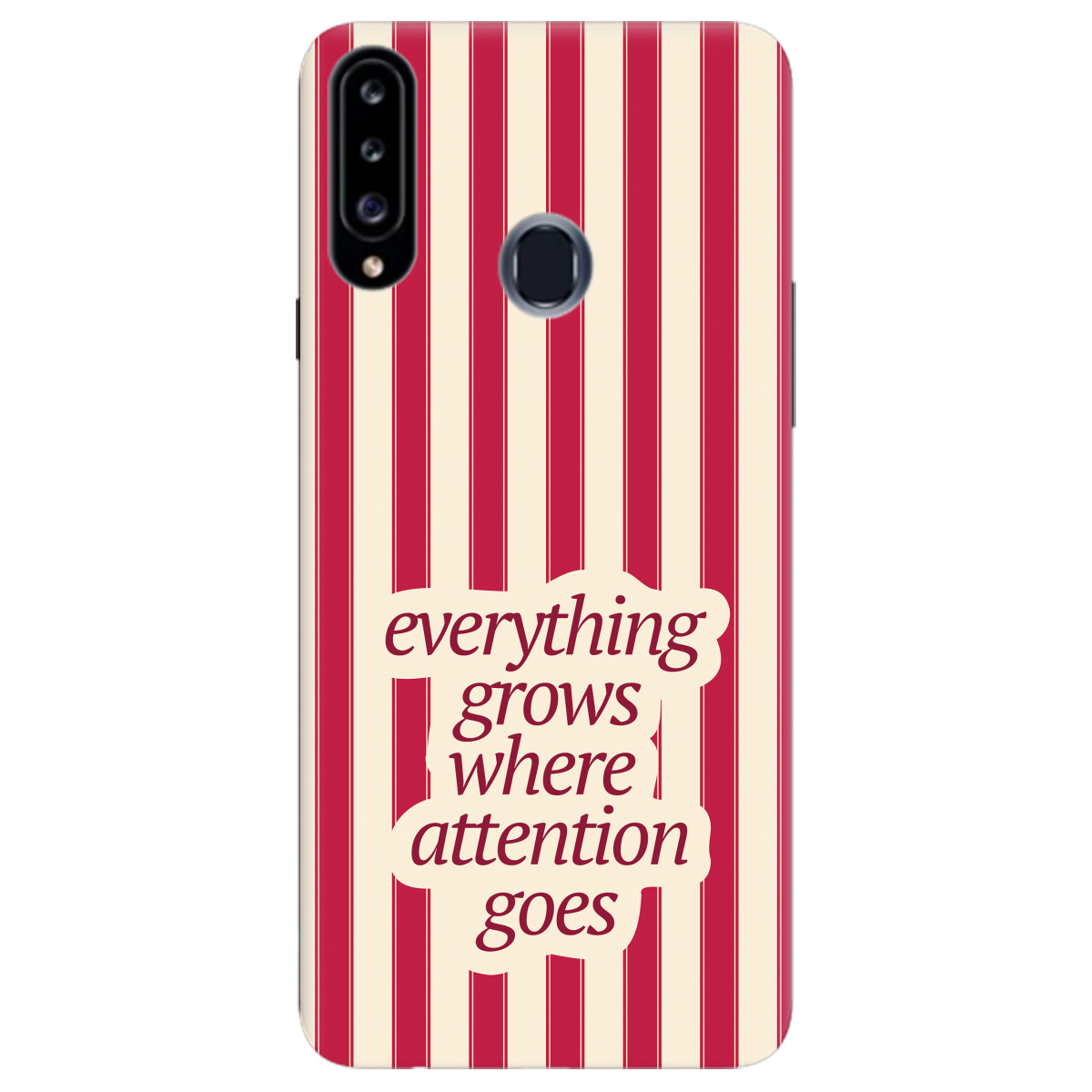 Чохол для Samsung Galaxy A20s прозорий Focus - Growth - фото 1 - Чохли для телефонів