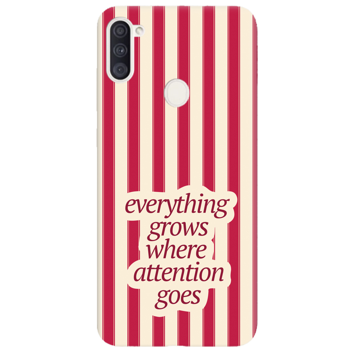 Чохол для Samsung Galaxy A11 прозорий Focus - Growth - фото 1 - Чохли для телефонів