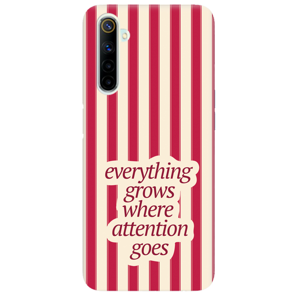 Чехол для Realme 6 прозрачный Focus - Growth - фото 1 - Чехлы для телефонов