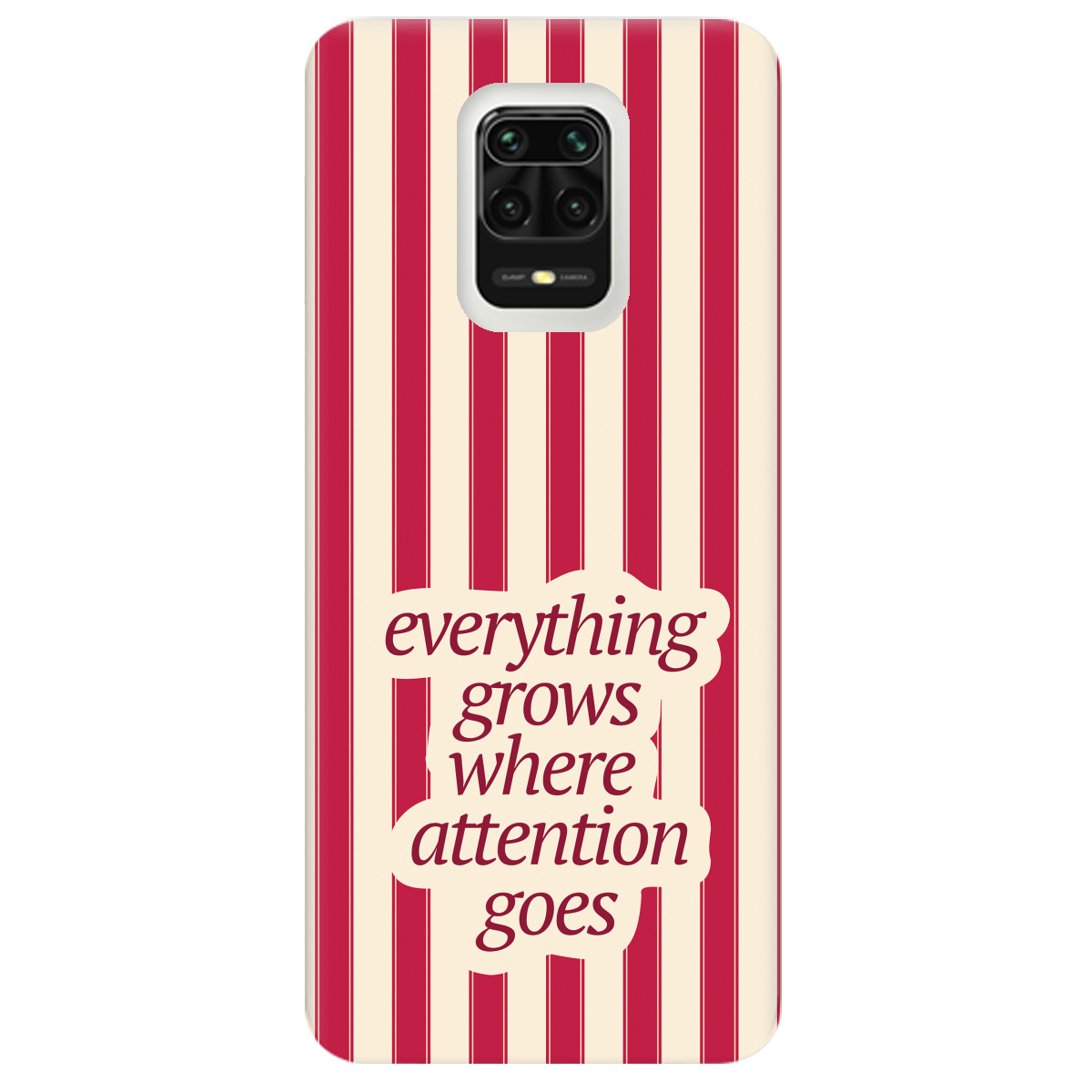 Чохол для Xiaomi Redmi Note 9 Pro прозорий Focus - Growth - фото 1 - Чохли для телефонів