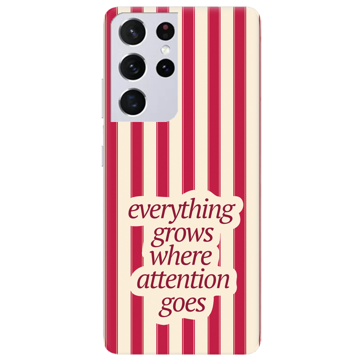 Чехол для Samsung Galaxy S21 Ultra прозрачный Focus - Growth - фото 1 - Чехлы для телефонов