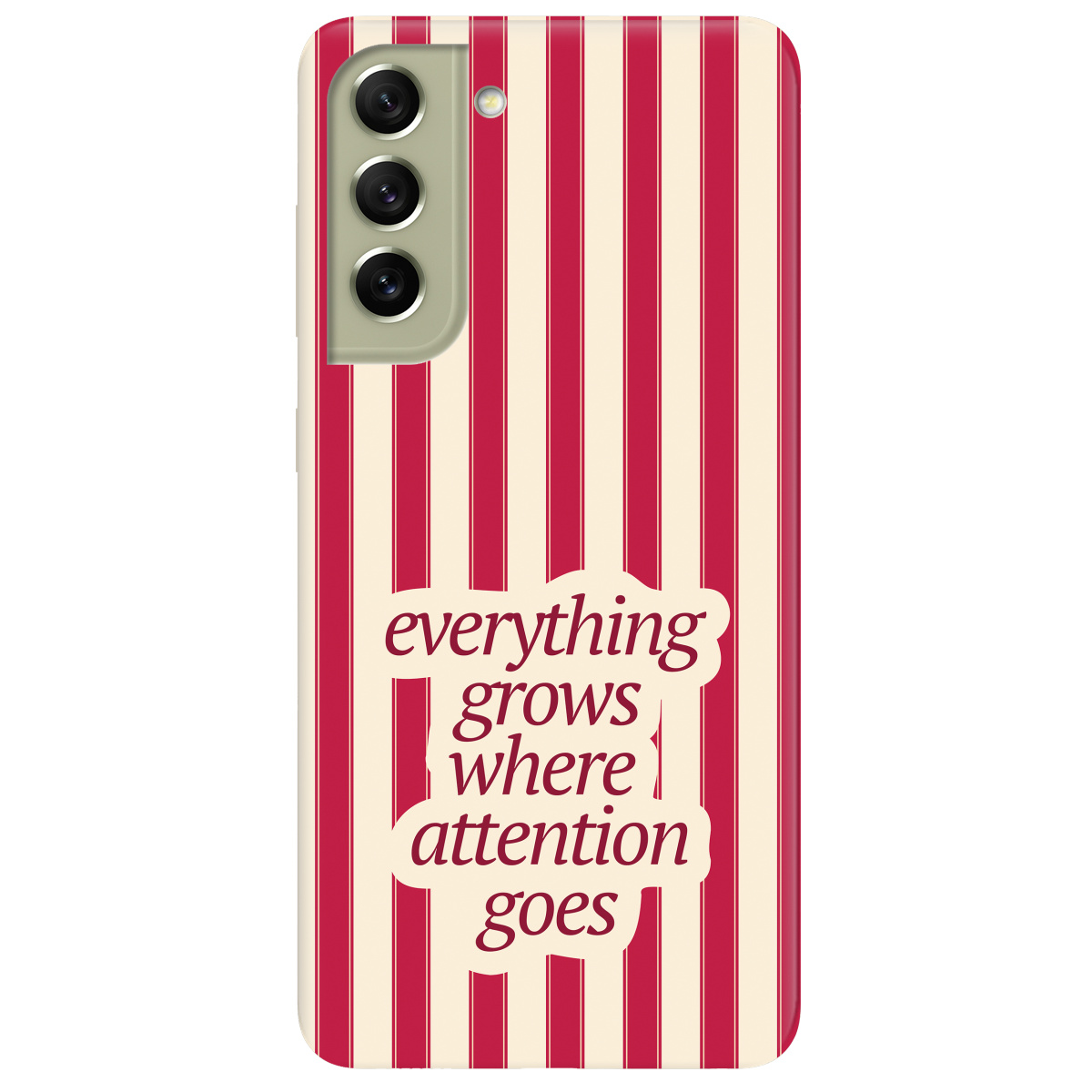 Чехол для Samsung Galaxy S21 FE прозрачный Focus - Growth - фото 1 - Чехлы для телефонов