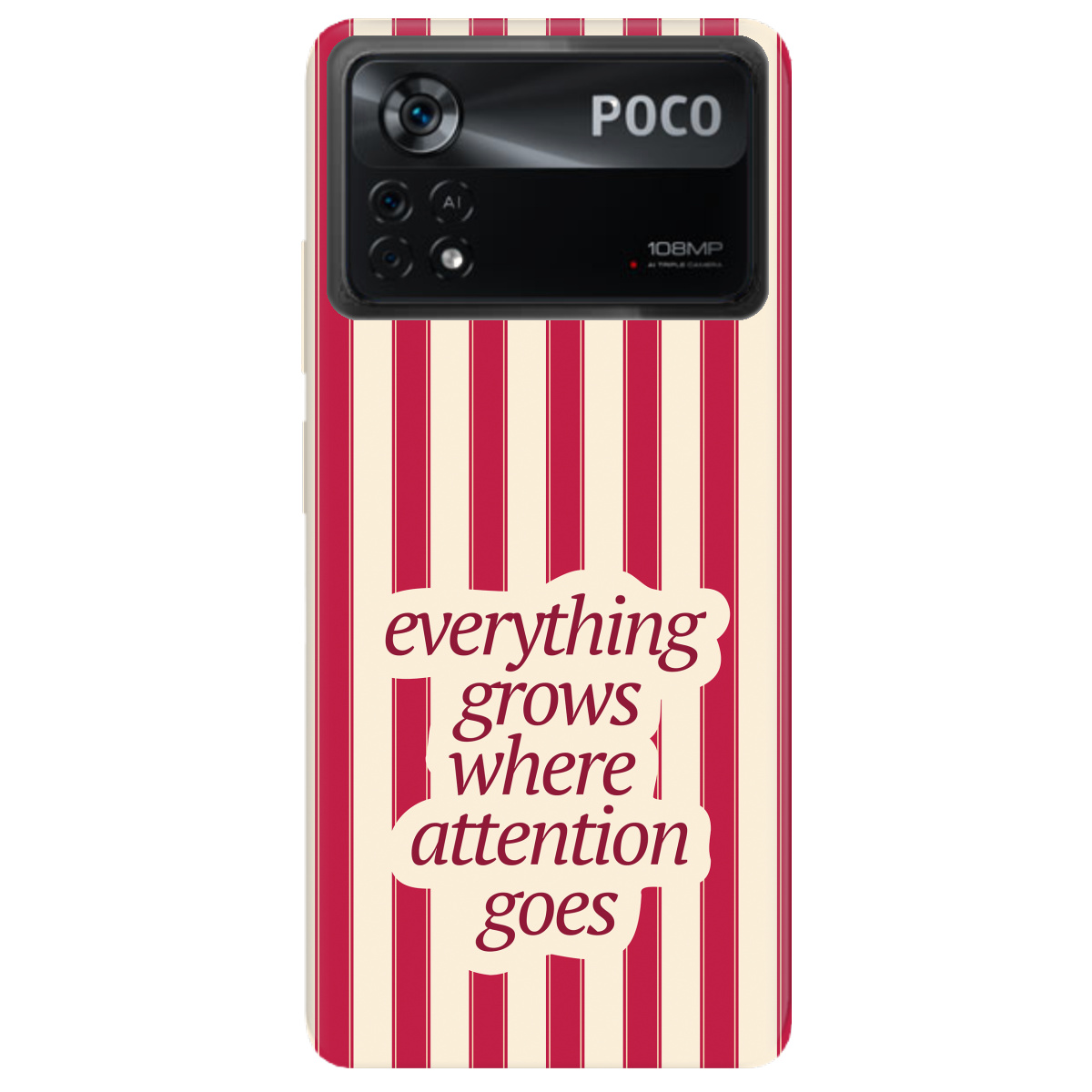 Чехол для Xiaomi Poco X4 Pro 5G прозрачный Focus - Growth - фото 1 - Чехлы для телефонов