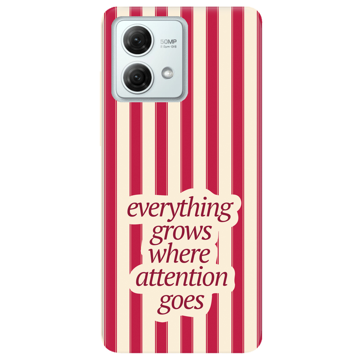 Чохол для Motorola G84 прозорий Focus - Growth - фото 1 - Чохли для телефонів