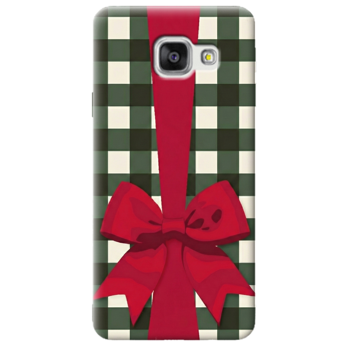 Чехол для Samsung Galaxy A3 2016 прозрачный Праздничный бант - фото 1 - Чехлы для телефонов