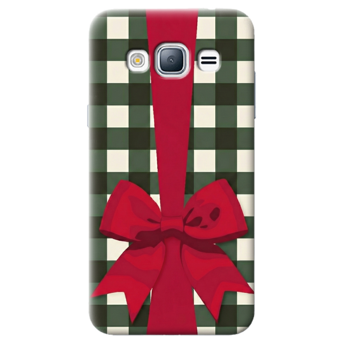 Чохол для Samsung Galaxy J3 2016 прозорий Святковий бант - фото 1 - Чохли для телефонів