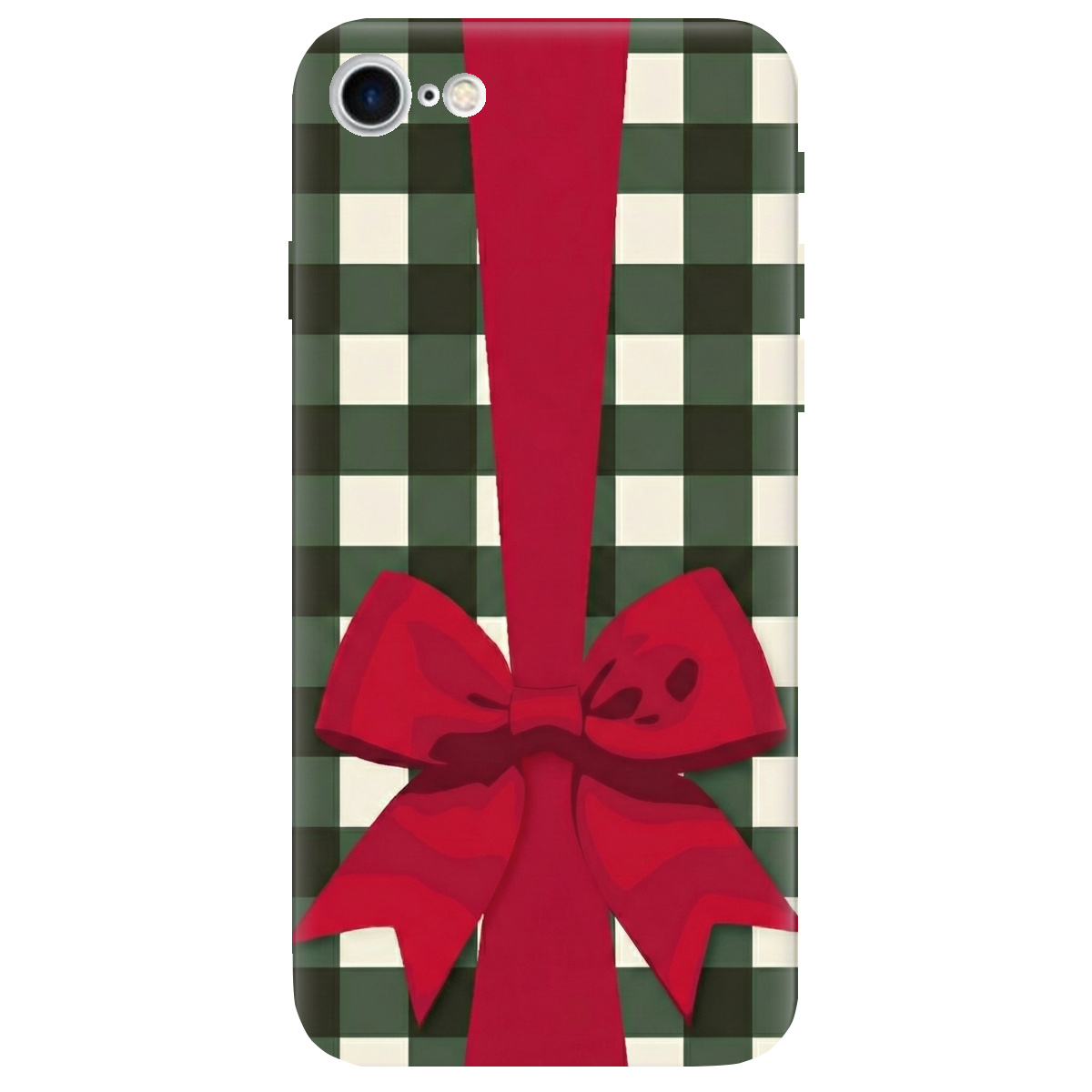 Чохол для Apple iPhone 7 прозорий Святковий бант - фото 1 - Чохли для телефонів