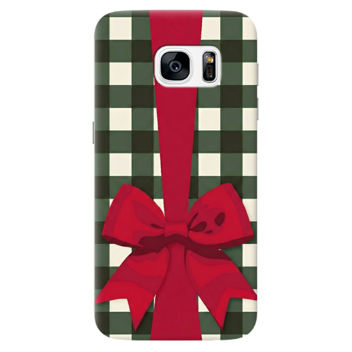 Чехол для Samsung Galaxy S7 прозрачный Праздничный бант - фото 1 - Чехлы для телефонов