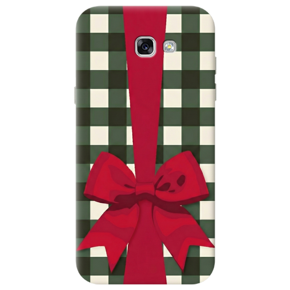 Чохол для Samsung Galaxy A7 2017 прозорий Святковий бант - фото 1 - Чохли для телефонів