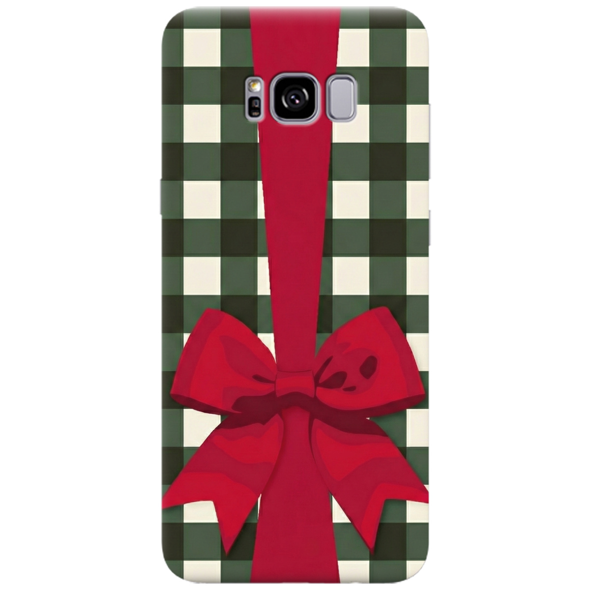 Чехол для Samsung Galaxy S8 Plus прозрачный Праздничный бант - фото 1 - Чехлы для телефонов