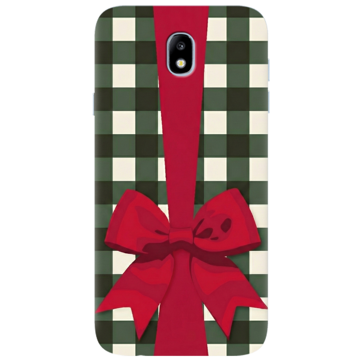 Чехол для Samsung Galaxy J7 2017 прозрачный Праздничный бант - фото 1 - Чехлы для телефонов