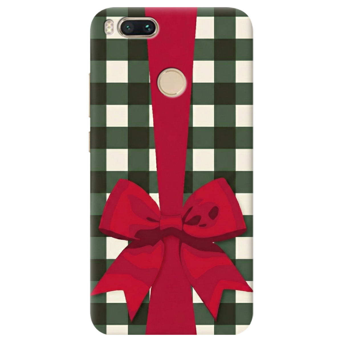 Чехол для Xiaomi Mi A1 прозрачный Праздничный бант - фото 1 - Чехлы для телефонов