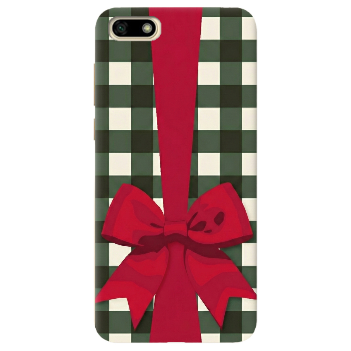 Чехол для Huawei Y5 2018 прозрачный Праздничный бант - фото 1 - Чехлы для телефонов