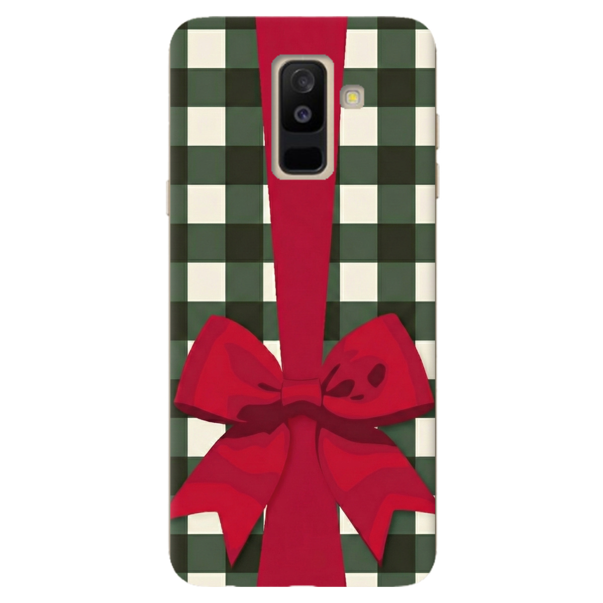 Чохол для Samsung Galaxy A6 Plus 2018 прозорий Святковий бант - фото 1 - Чохли для телефонів