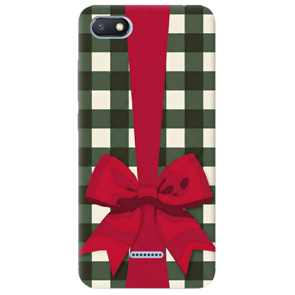 Чохол для Xiaomi Redmi 6A прозорий Святковий бант - фото 1 - Чохли для телефонів