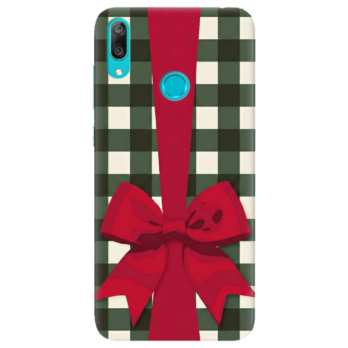 Чохол для Huawei Y7 2019 прозорий Святковий бант - фото 1 - Чохли для телефонів