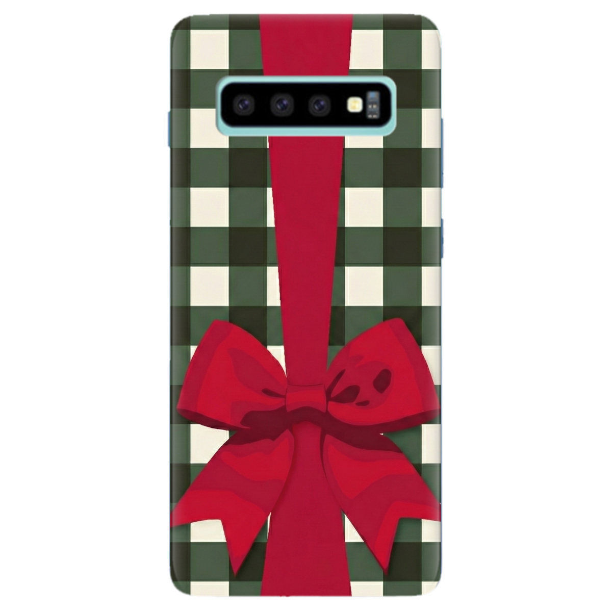 Чехол для Samsung Galaxy S10 Plus прозрачный Праздничный бант - фото 1 - Чехлы для телефонов