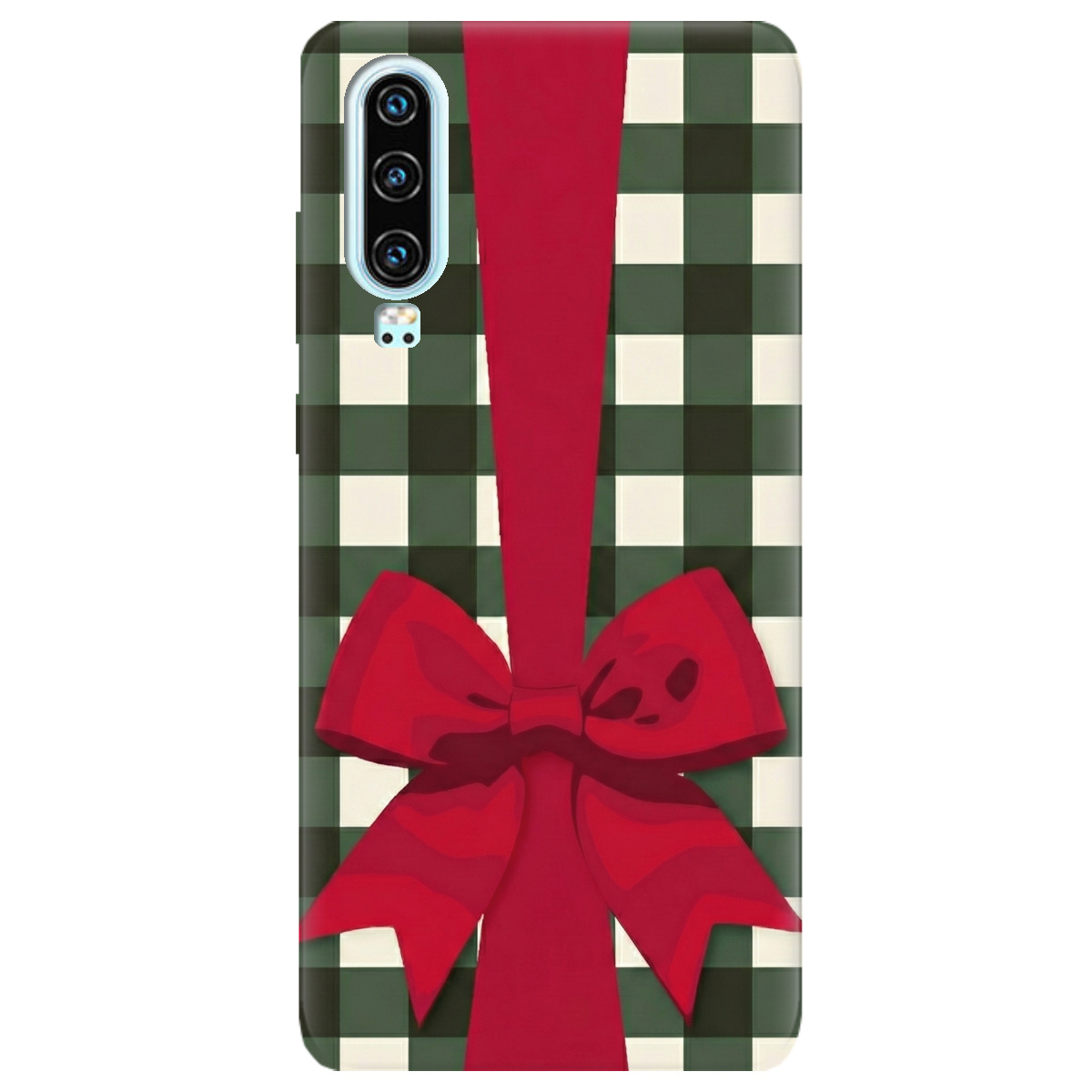 Чохол для Huawei P30 прозорий Святковий бант - фото 1 - Чохли для телефонів