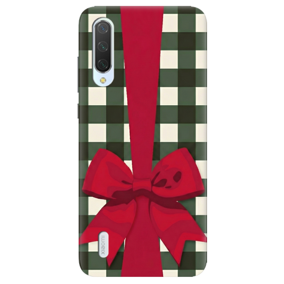Чохол для Xiaomi Mi 9 Lite прозорий Святковий бант - фото 1 - Чохли для телефонів