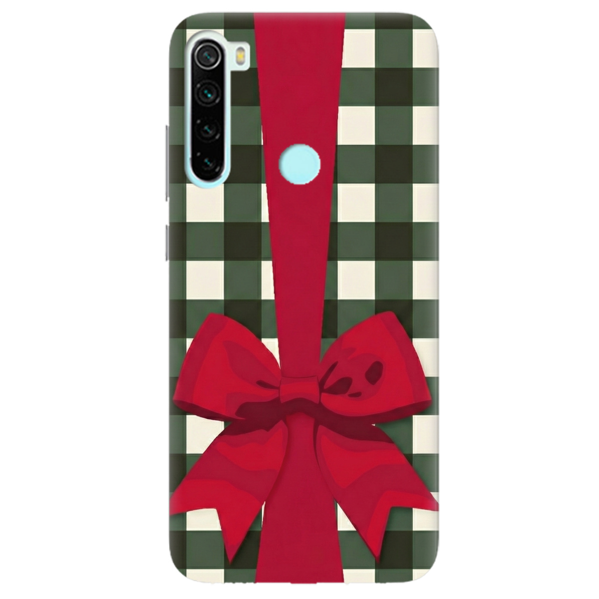 Чохол для Xiaomi Redmi Note 8 прозорий Святковий бант - фото 1 - Чохли для телефонів