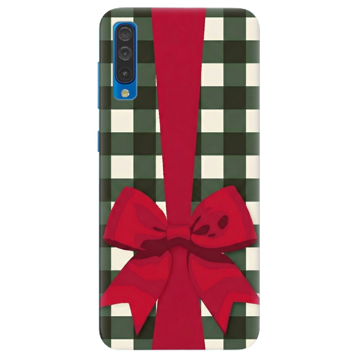 Чохол для Samsung Galaxy A30s прозорий Святковий бант - фото 1 - Чохли для телефонів