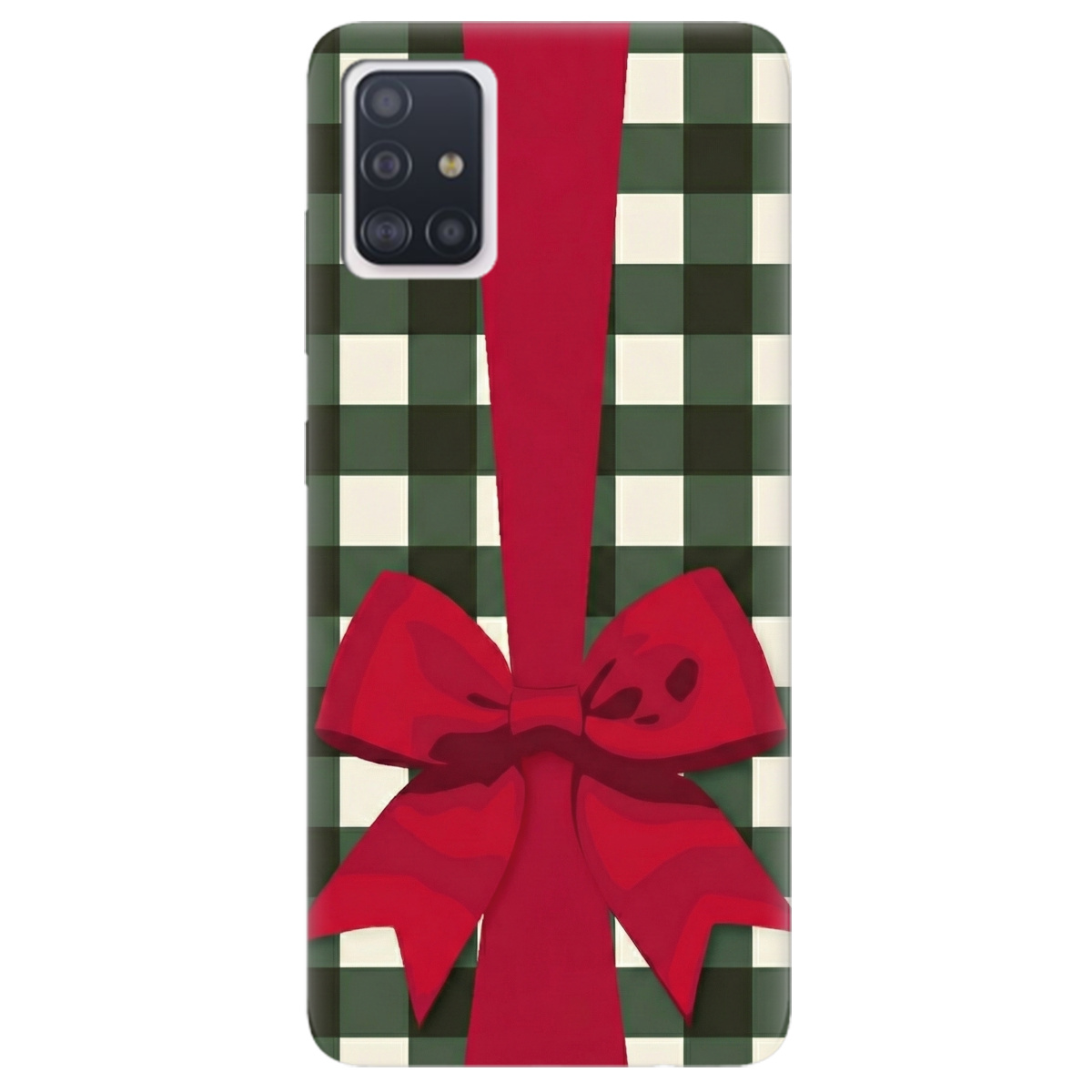 Чохол для Samsung Galaxy A51 прозорий Святковий бант - фото 1 - Чохли для телефонів