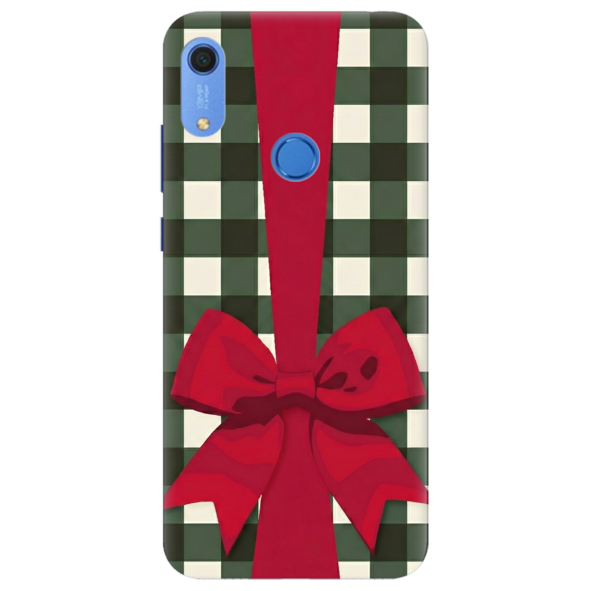 Чохол для Huawei Y6s прозорий Святковий бант - фото 1 - Чохли для телефонів