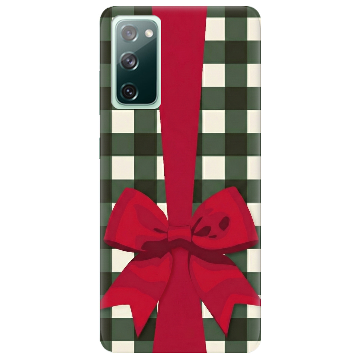 Чохол для Samsung Galaxy S20 FE прозорий Святковий бант - фото 1 - Чохли для телефонів