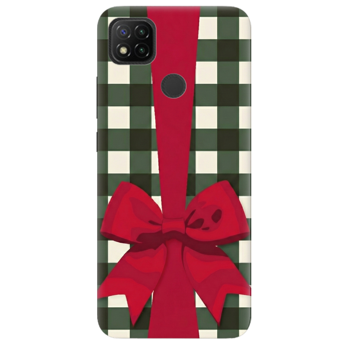 Чохол для Xiaomi Redmi 9C прозорий Святковий бант - фото 1 - Чохли для телефонів