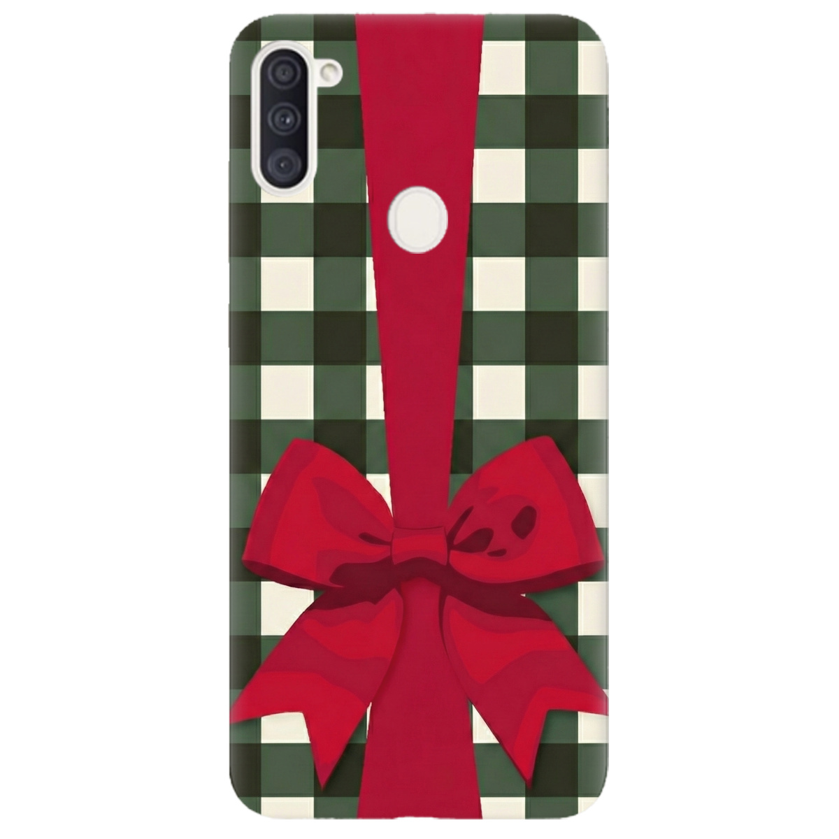 Чохол для Samsung Galaxy M11 прозорий Святковий бант - фото 1 - Чохли для телефонів