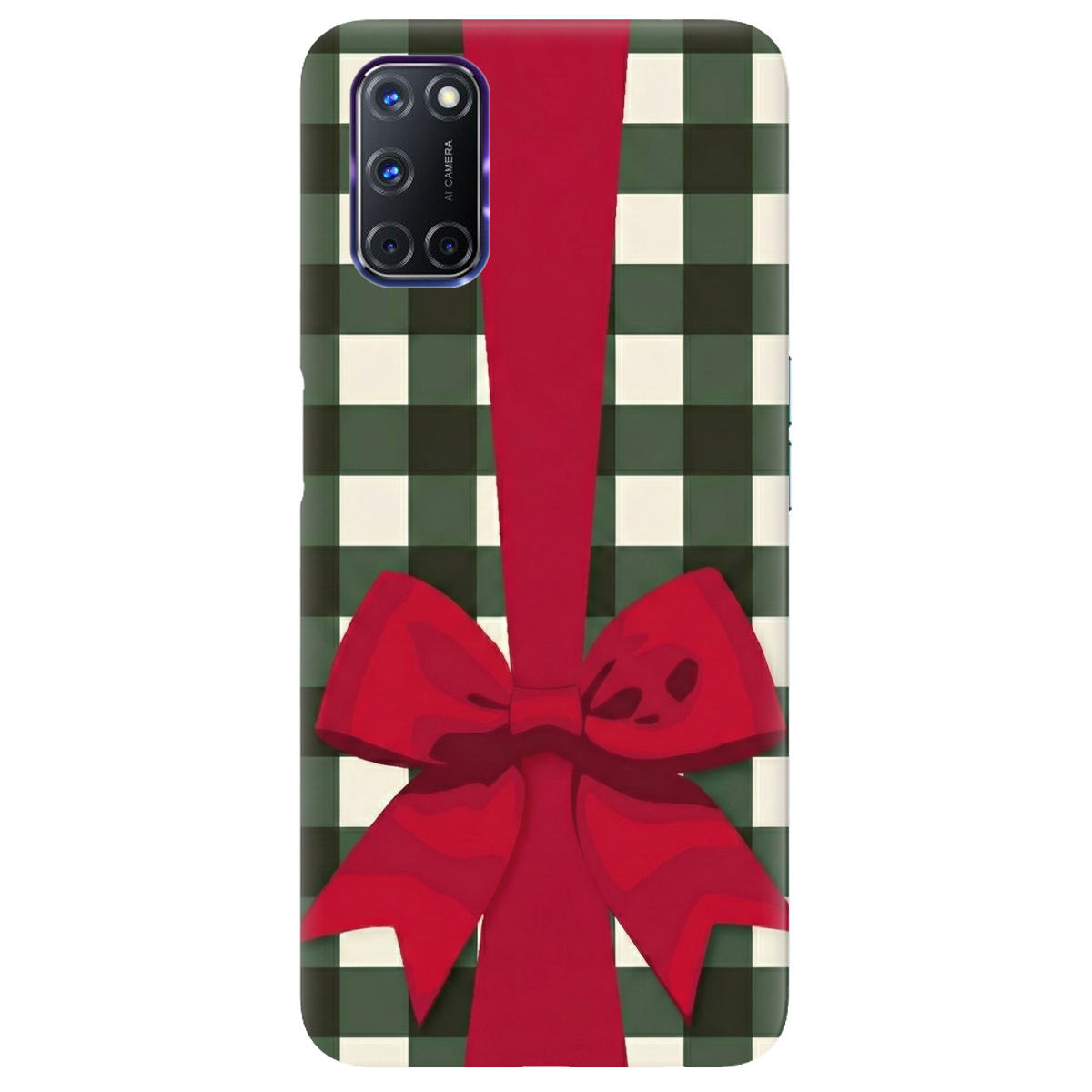 Чехол для Oppo A52/ A72/ A92 прозрачный Праздничный бант - фото 1 - Чехлы для телефонов