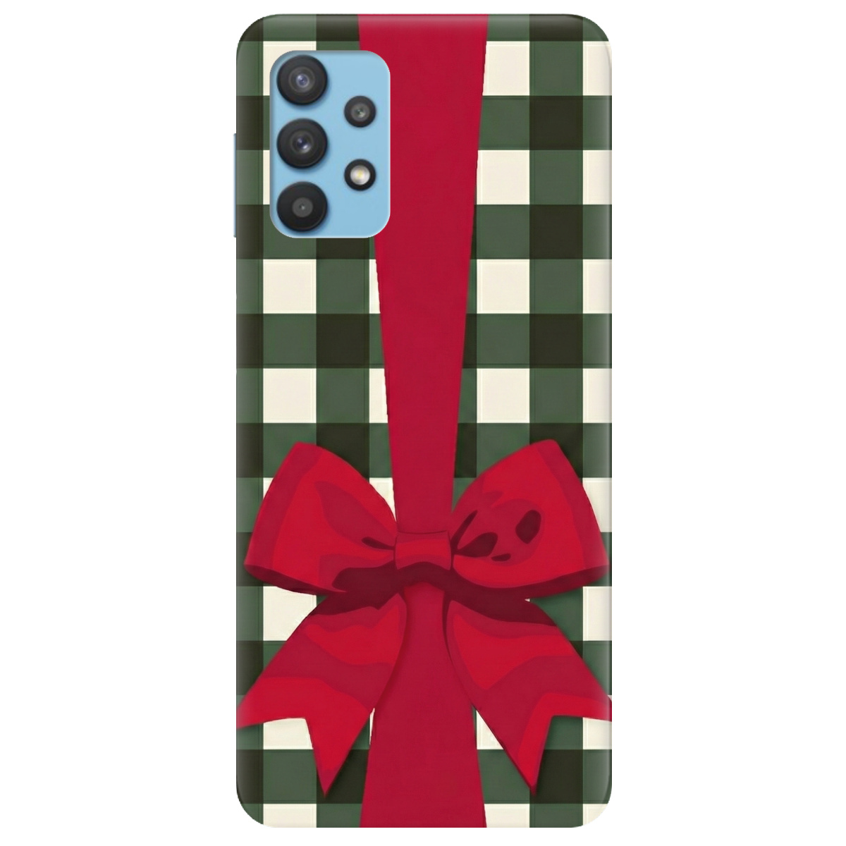 Чехол для Samsung Galaxy A32 4G прозрачный Праздничный бант - фото 1 - Чехлы для телефонов