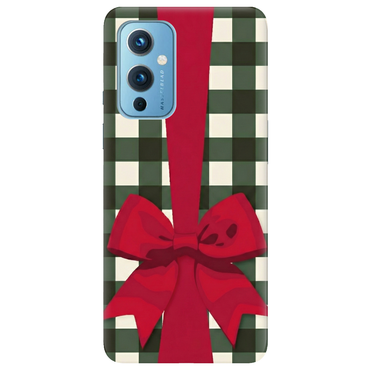 Чохол для OnePlus 9 (азіатська версія) прозорий Святковий бант - фото 1 - Чохли для телефонів