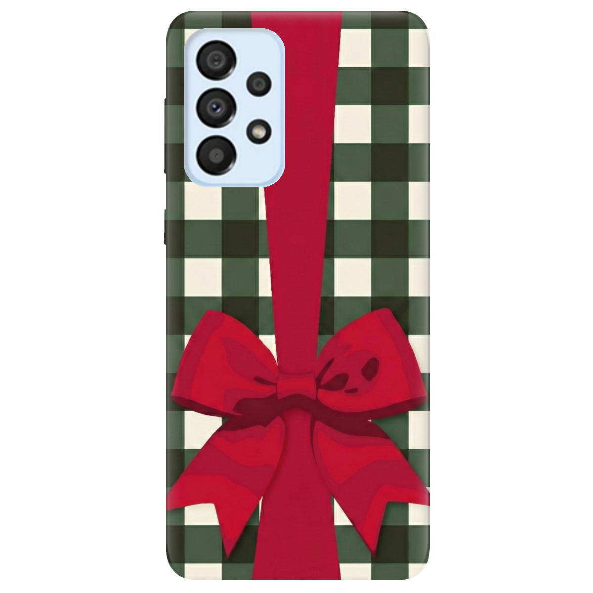 Чохол для Samsung Galaxy A33 прозорий Святковий бант - фото 1 - Чохли для телефонів