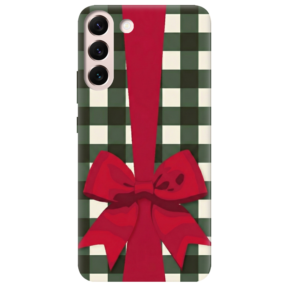 Чохол для Samsung Galaxy S22 прозорий Святковий бант - фото 1 - Чохли для телефонів