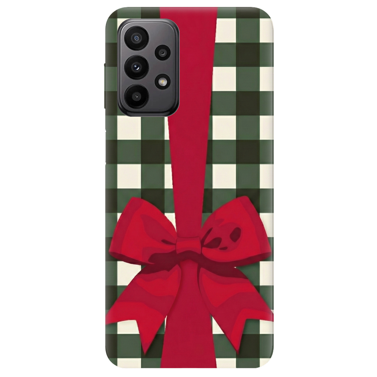 Чохол для Samsung Galaxy A23 4G прозорий Святковий бант - фото 1 - Чохли для телефонів