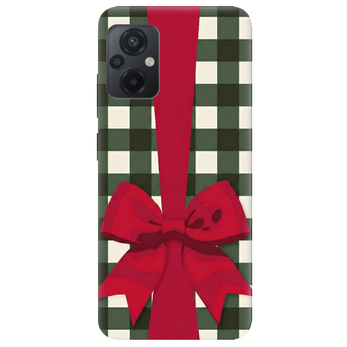 Чохол для Xiaomi Poco M5 прозорий Святковий бант - фото 1 - Чохли для телефонів